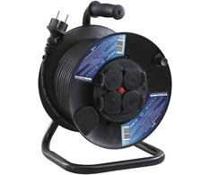 Ilgintuvas ritėje su įžeminimu IP44 Emos 4viet./25m/3x1.5mm