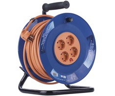 Ilgintuvas ritėje su įžeminimu Emos 4viet./40m/3x1.5mm