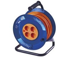 Ilgintuvas ritėje su įžeminimu Emos 4viet./40m/3x1.5mm