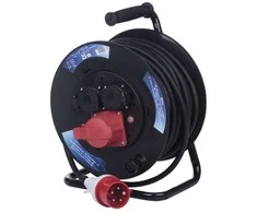 Ilgintuvas ritėje su įžeminimu IP44 Ilgintuvas ritėje su įžeminimu IP44 Emos 4viet./25m/5x1.5mm