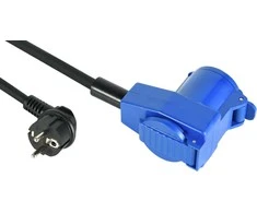 Ilgintuvas su 3 polių elektros lizdu IP44 Electraline 1viet./1.5m/3x1.5mm H05RN-F