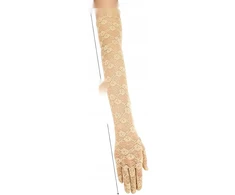 ILGOS NRAININĖS PIRŠTINĖS 54 cm MOTERIŠKOS ELEGANTIŠKOS FORMALIOS PIRŠTINĖS