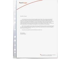 Įmautės dokumentams Axent A4+/100tk/40mikr.
