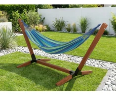 Impregnuotas hamako rėmas 150kg + audinys 220x80cm komplektas iš gamintojo