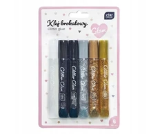 Incood 356826 GLITTER BLISTER 6 COLORS 10,5 ml GLAM INTERDRUK