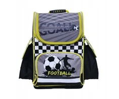 Incood TORNISTER Kuprinė SZKOLNY sztywny kieszenie FOOTBALL 40x27x15cm