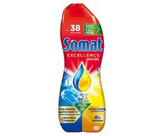Indaplovių gelis SOMAT Excellence Anti-Grease Gel Lemon, 684 ml