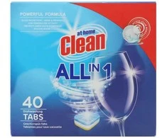 Bikuva.lt Indaplovių tabletės 40 vnt All in one At Home Clean 623615