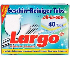 Indaplovių tabletės LARGO All in one 40vnt