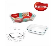 Bikuvalt Indas kepimui Marinex 1.6L Stiklinis 29.5x18x5cm