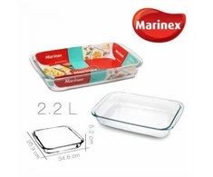 Indas kepimui stiklinis Marinex 2L 33x19x5.2cm