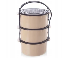 Indas pietums plastikinis 3 pakopų 3x15 l Orion