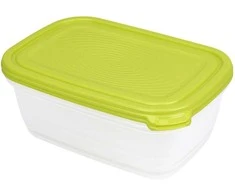 Indas su dangčiu maistui laikyti Sunshine Rotho 1.9L/2vnt. plastikinis/žalias