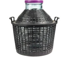 Indas vynui Biowin 10L/D138mm stiklinis/ plastikiniame krepšyje