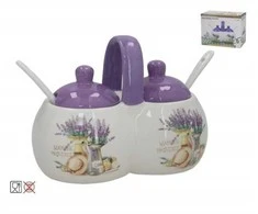 Kitchengo Bikuva.lt Indeliai prieskoniams LEVANDA Keramikiniai 2x250ml