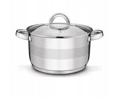 INDUKCINĖ DUJINĖ Plieninė VIRTUVĖ Dangtis Tadar Roger II 4,4 l 22cm