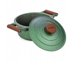 INDUKCINIS GRANITINIS PUODAS 24cm SU DANČIU OLDMAN 4.4L 24cm