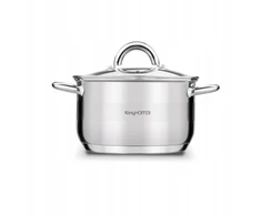 INDUKCINIS PUODAS Dujinis Plieninis dangtis Tvirtas Konighoffer Faro 2.6L 18cm