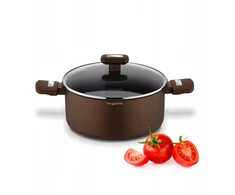 INDUKCINIS PUODAS Keraminis KIETŲJŲ DUJŲ dangtis Konighoffer Reno 4,6 l 24cm