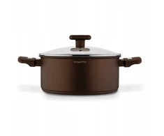 INDUKCINIS PUODAS Keraminis KIETŲJŲ DUJŲ dangtis Konighoffer Reno 4,6 l 24cm
