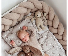 Infantilo WARKOCZ DO ŁÓŻECZKA BARANEK BOUCLE OCHRANIACZ BARIERKI 205cm