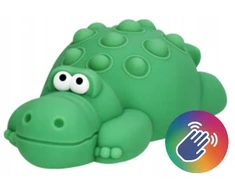 Innogio Lampka Nocna dla Dzieci LED Silikonowa Krokodyl Fidget Toy RGB Dotykowa USB