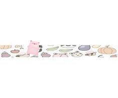 InnoGIO vaikiška naktinė lemputė silikoninė LED piggy touch minkšta