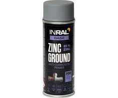 Aerozolinis gruntas antikorozinis INRAL GROUND ZINC cinkas 400 ml.