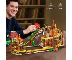 Insoon BLOCKS ROLLER COAST SU MINŲ TRAUKINIŲ LENKTYNŲ TRAKA 1270 vnt DOVANA