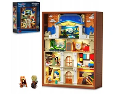 Insoon KNYGŲ BLOKAI NOOK Dėlionė HOUSE KNYGNYNAS STARRY NIGHT SCREM DOVANA 7 viename