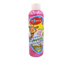 Schemat Inspiria dekoratyviniai dažai su blizgučiais, 250 ml, rožiniai