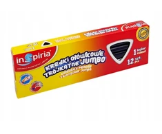 Inspiria Jumbo pieštukinės kreidelės, 12 vnt., tamsiai mėlynos