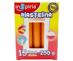 Inspiria Modeliavimo plastilinas vaikams, 15 oranžinių lazdelės