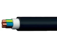 Instaliacinis kabelis, ELPAR CYKY, 5 x 1,5 mm², juodos sp, 100 m