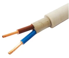 Instaliacinis kabelis, ELPAR NYM, 2 x 1,5 mm², baltas, 25 m