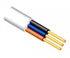 Instaliacinis kabelis, ELPAR NYM, 3 x 1,5 mm², baltas, 25 m
