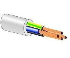 Instaliacinis kabelis, Lietkabelis OMY (H03VV-F), 3 x 0,75 mm², 100 m
