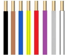 Instaliacinis kabelis, Lietkabelis PV1 (H05V-U), 1 mm², baltas, 100 m
