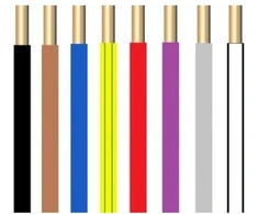 Instaliacinis kabelis, Lietkabelis PV1 (H05V-U), 0,5 mm², baltas, 100 m