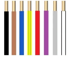Instaliacinis kabelis, Lietkabelis PV1 (H05V-U), 0,5 mm², baltas, 100 m