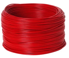Instaliacinis kabelis, Lietkabelis PV3 (H05V-K), 0,75 mm², raudonas, 100 m