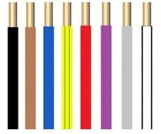 Instaliacinis kabelis, Lietkabelis PV3 (H07V-K), 1,5 mm², rudas, 100 m