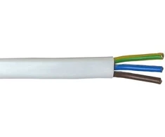 Instaliacinis kabelis, Lietkabelis YDYp, (BVV-P), 3 x 1,5 mm², 5 m