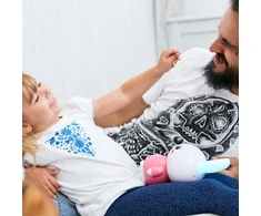 Interaktyvus žaislas su garsiakalbiu Alilo Big Bunny, rožinis