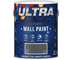 Interjero dažai ULTRA ceramic, grafitas (5), 0,7 l