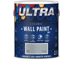 Interjero dažai ULTRA ceramic, plieno audra (9), 0,7 l