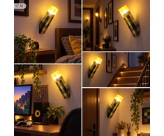 Interlook MINETORCH Naktinė lempa DZIECI LED RGB POCHODNIA akumuliatorius GAMING NA ŚCIANĘ