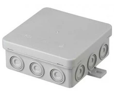 Intertec Skirstomoji dėžė IP54 100x100x37mm pilka