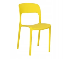 Intesi FLEXI PLASTIKO KĖDĖ, geltona, šviesi, ERGONOMIKA