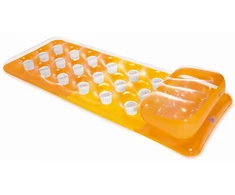Intex 58890 oranžinės spalvos pripučiamas čiužinys su pagalve